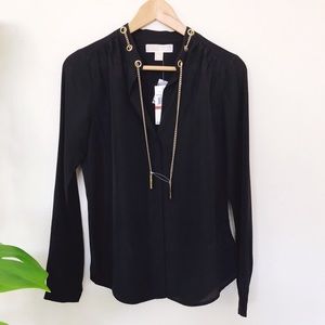 Micheal Kors black blouse